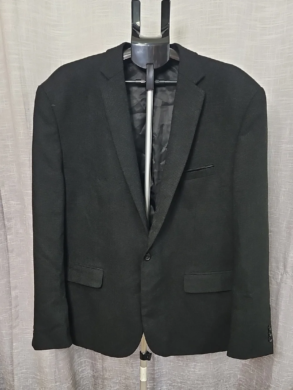 Coofandy Classic Black Single-Button Notch Blazer